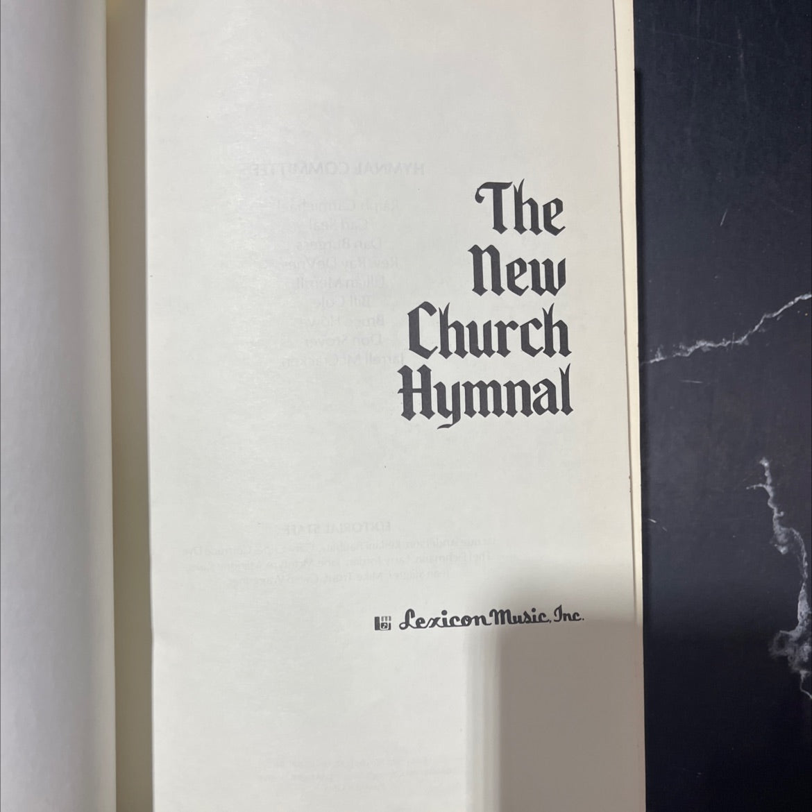 tammyh the new church hymnal book, by hymnal committee, 1976 Hardcover image 2