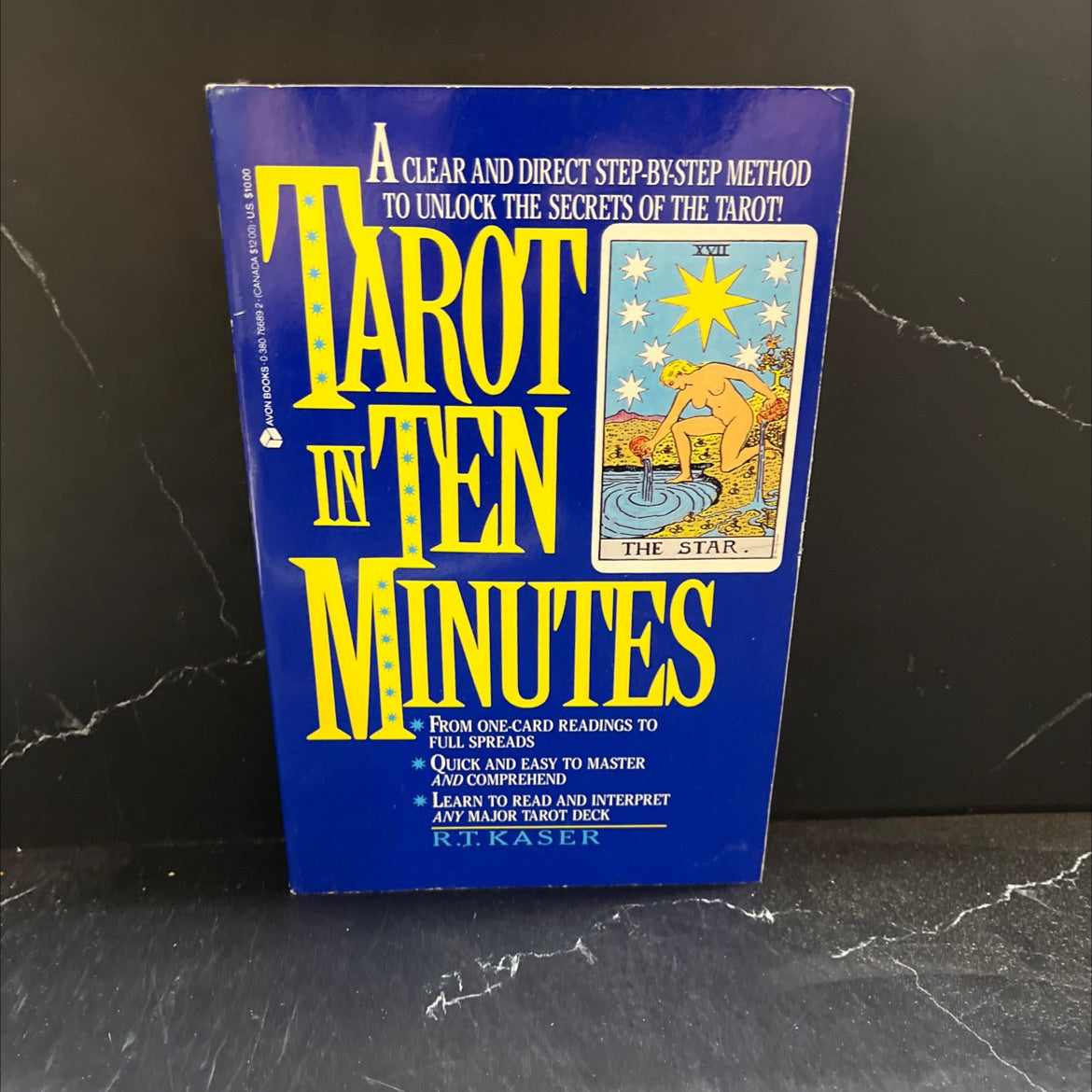 tarot in ten minutes book, by R.T. Kaser, 1992 Paperback image 1
