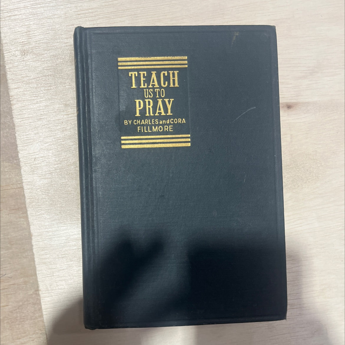 teach us to pray book, by charles and cora fillmore, 1943 Hardcover, Antique image 1