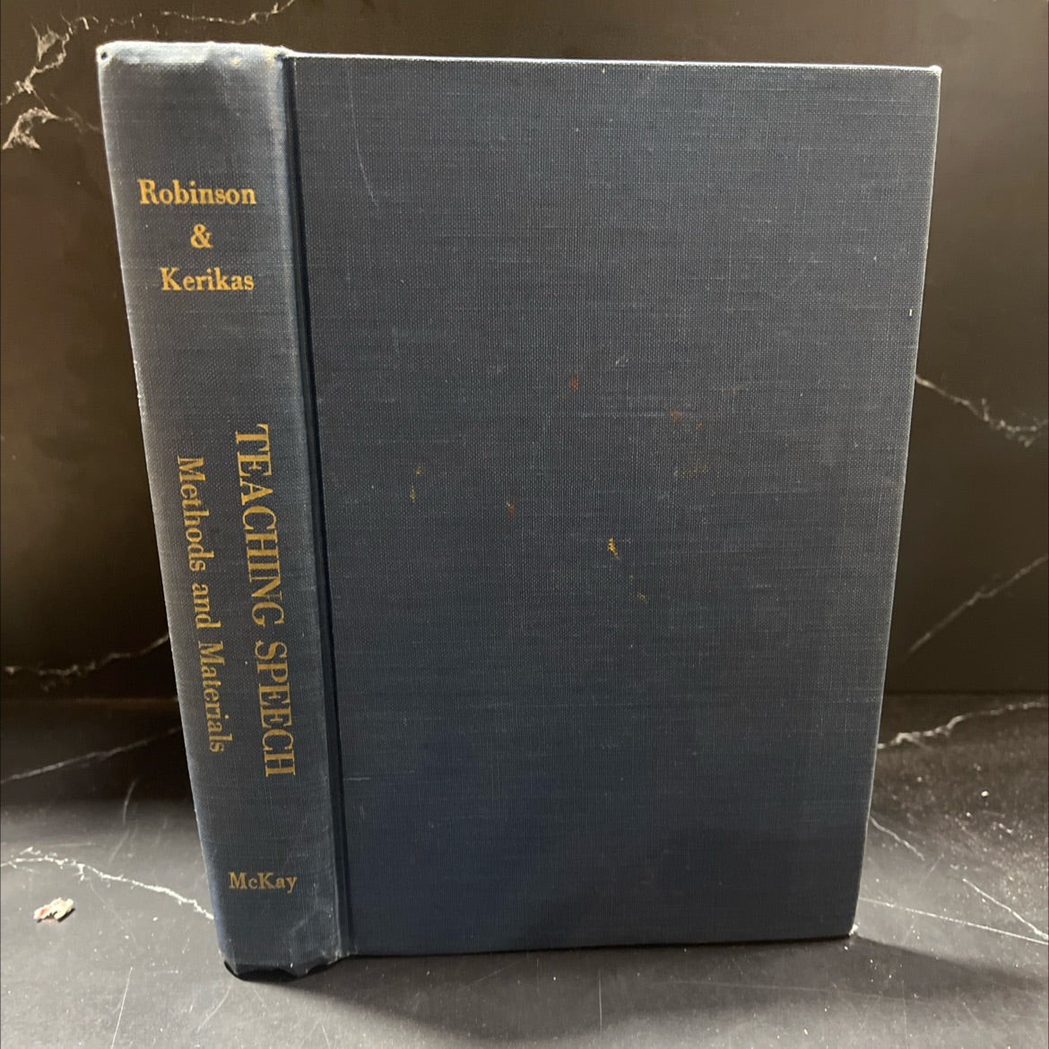 teaching speech methods and materials book, by karl f. robinson, ph.d. and e. j. kerikas, ph.d., 1970 Hardcover image 1