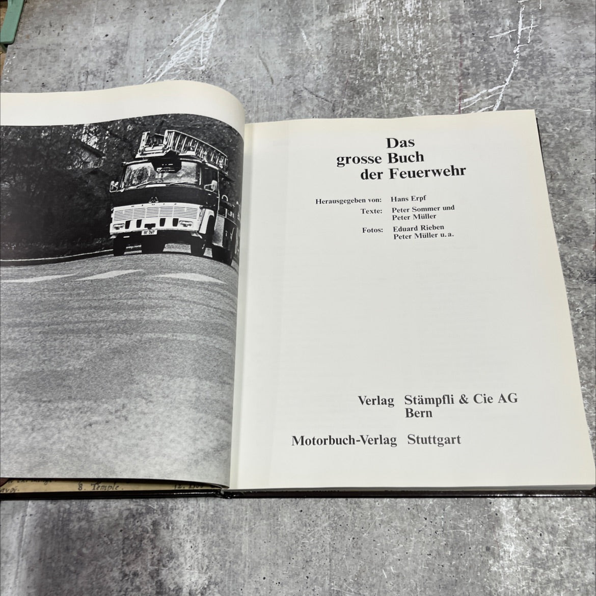 temple the great book of the fire department book, by Hans Erpf, 1975 Hardcover image 2