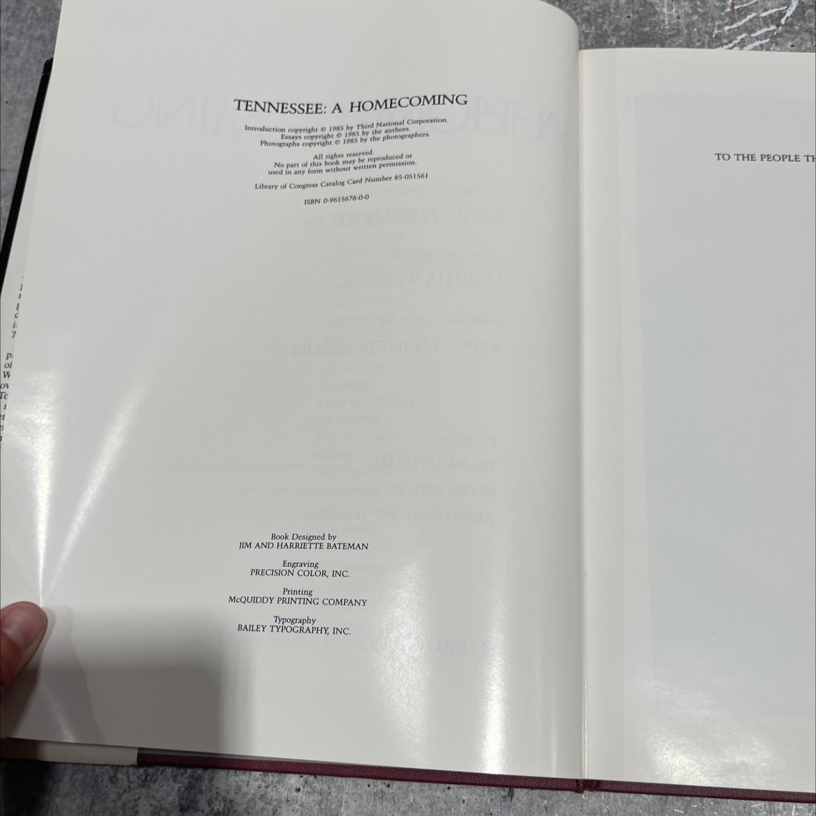 tennessee: a homecoming book, by fred alsop iii, john bobbitt, michael borum, john william coniglio, dean dixon, gerald image 3