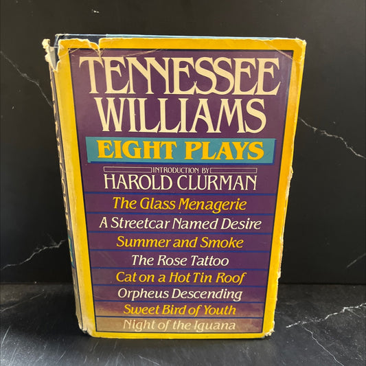 tennessee williams: eight plays book, by Tennessee Williams, 1975 Hardcover image 1