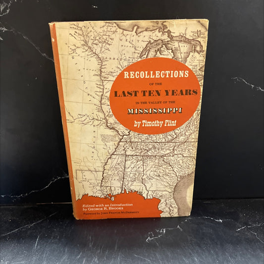 ters recollections of the last ten years in the valley of the mississippi book, by timothy flint, 1968 Hardcover image 1