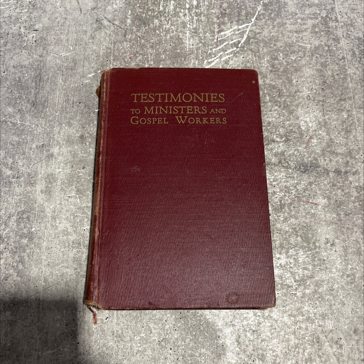 testimonies to ministers and gospel workers book, by ellen g. white, 1947 Hardcover image 1