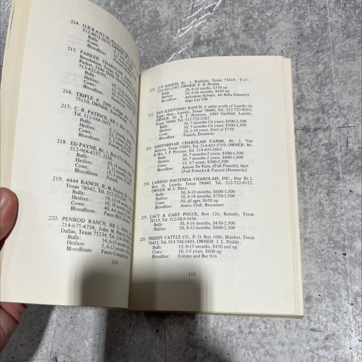 texas livestock market news book, by texas department of agriculture, 1972 Paperback image 3