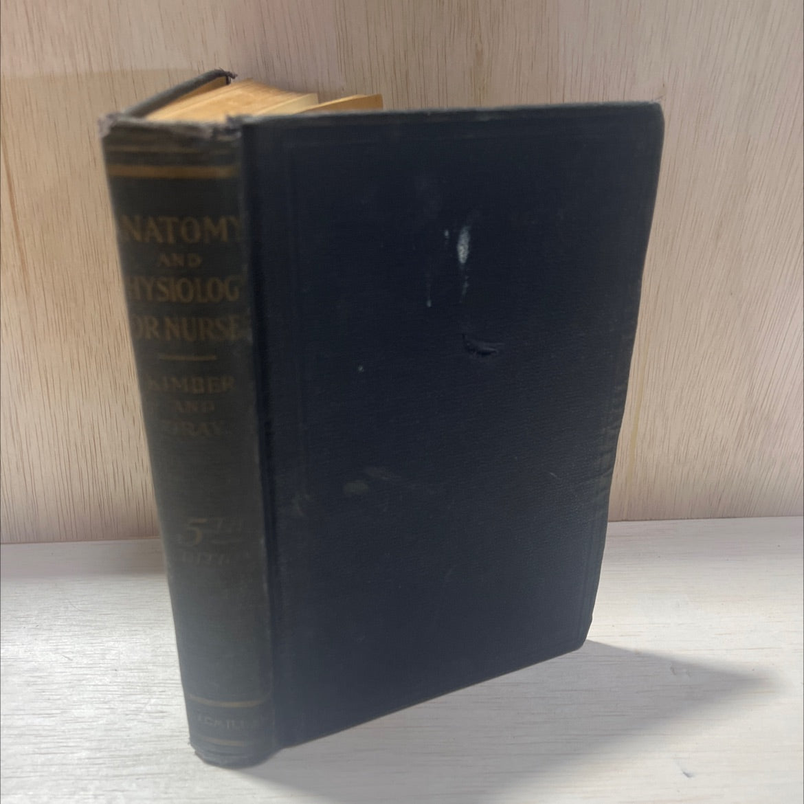 text-book of anatomy and physiology for nurses book, by diana clifford kimber, carolyn e. gray, 1921 Hardcover, Antique image 1
