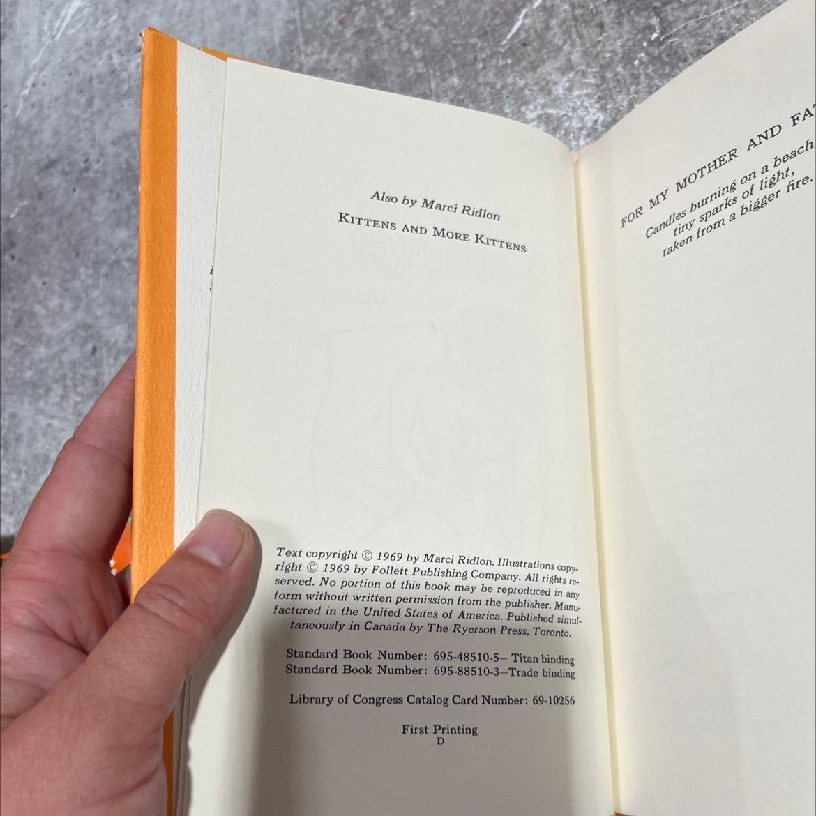 that was summer book, by Marci Ridlon, 1969 Hardcover image 3