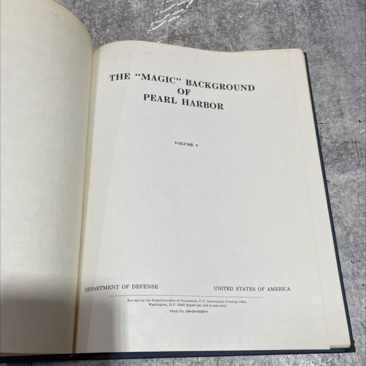 the \"magic\" background of pearl harbor book, by unknown, 1970 Hardcover image 2