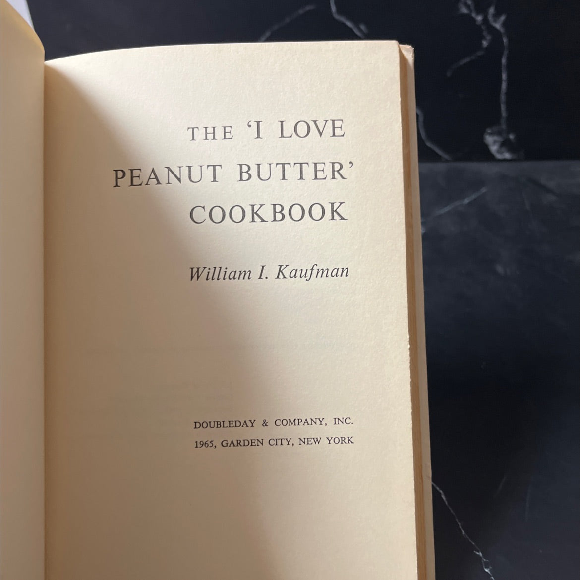 the 'i love peanut butter' cookbook book, by William I. Kaufman, 1965 Hardcover image 2