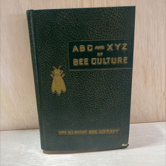 the abc and xyz of bee culture book, by a. i. root, 1983 Leather, Vintage image 1