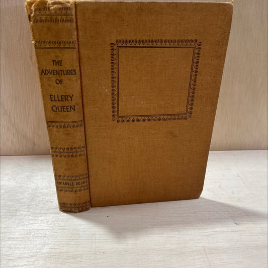 the adventures of ellery queen book, by ellery queen, 1942 Hardcover, Vintage, Heavily Used image 1