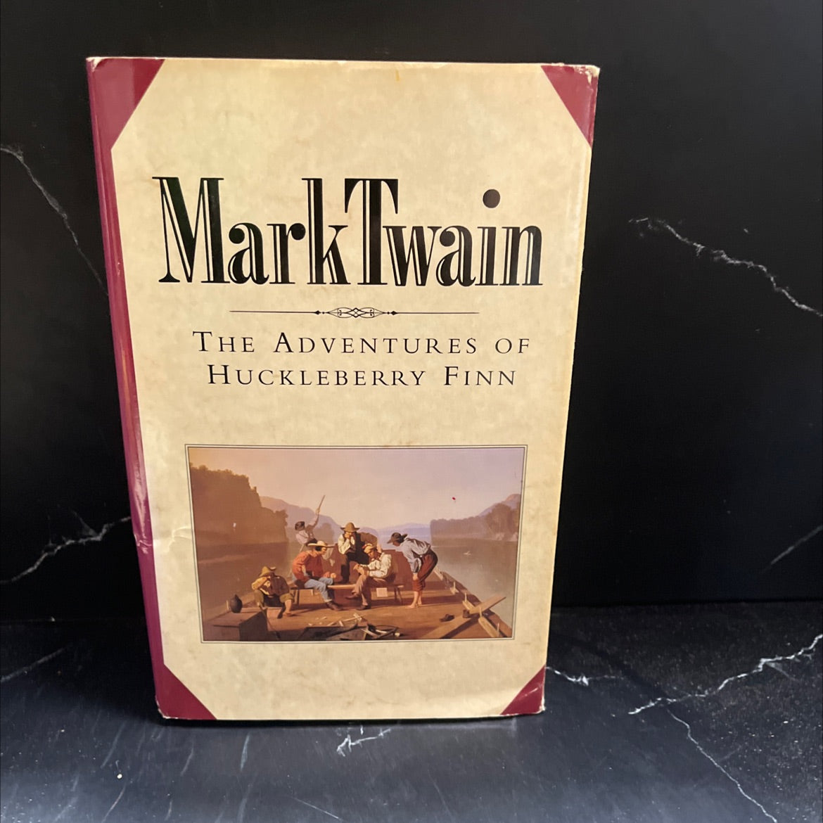 the adventures of huckleberry finn book, by Mark Twain, 1992 Hardcover image 1