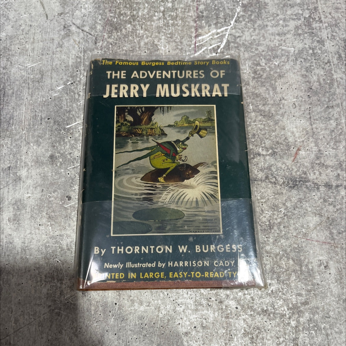 the adventures of jerry muskrat book, by thornton w. burgess, 1942 Hardcover image 1
