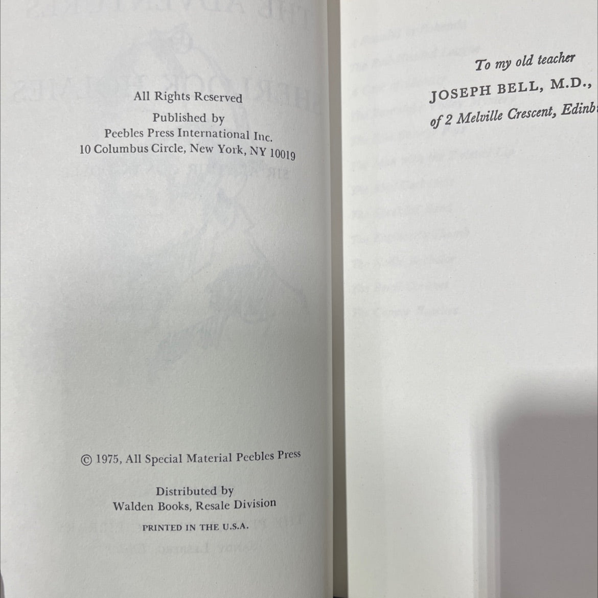 the adventures of sherlock holmes book, by sir arthur conan doyle, 1975 Hardcover image 3