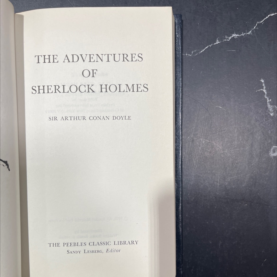 the adventures of sherlock holmes book, by sir arthur conan doyle, 1975 Hardcover image 2