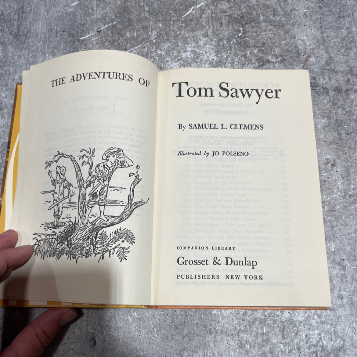 the adventures of tom sawyer book, by samuel l. clemens, 1963 Hardcover image 2