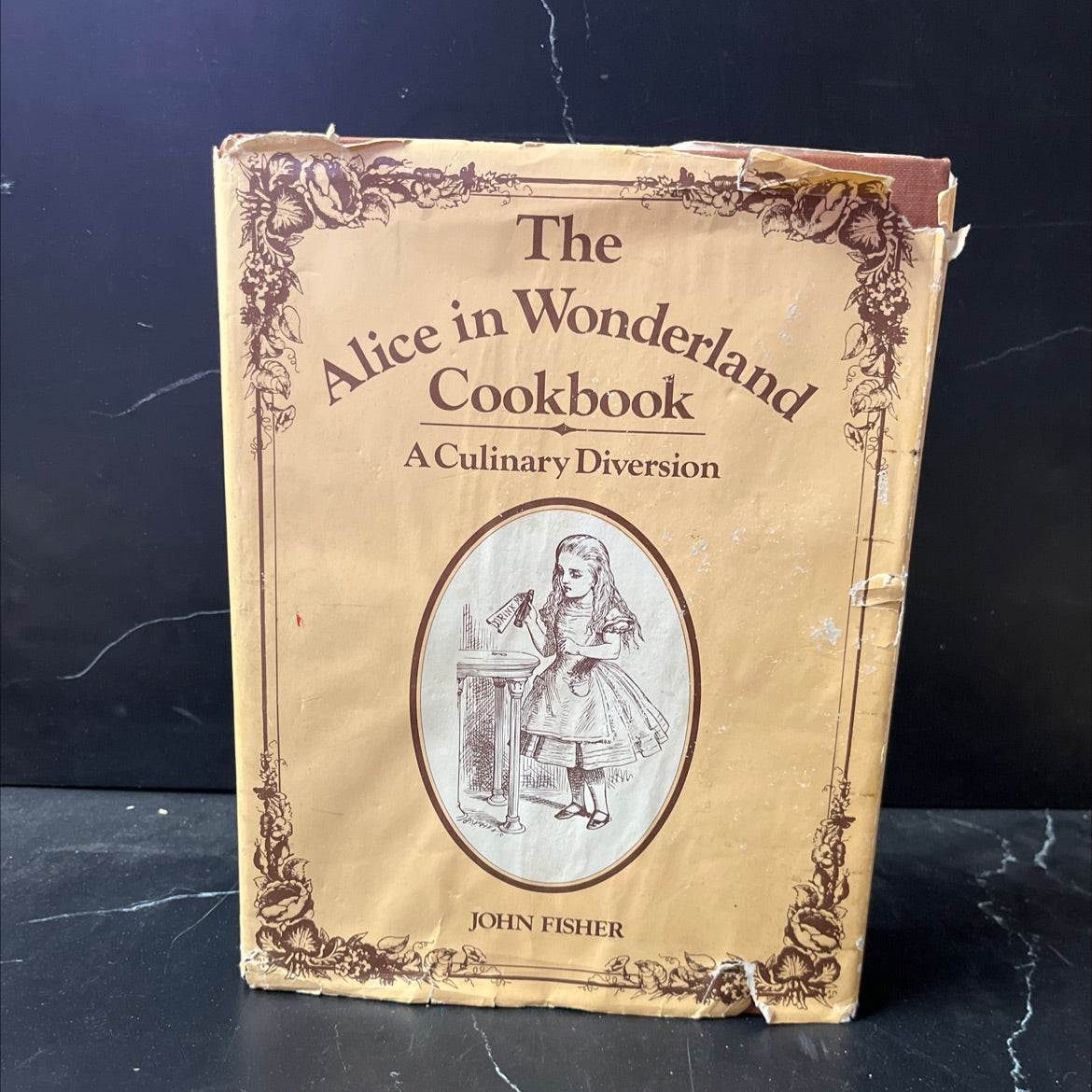 the alice in wonderland cookbook a culinary diversion book, by John Fisher, 1976 Hardcover image 1