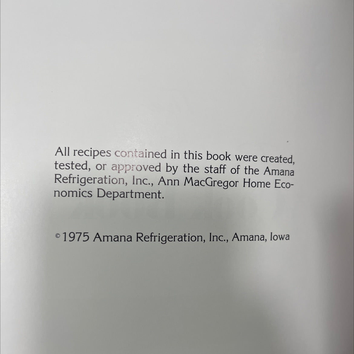 the amana radarange. microwave oven cook book book, by amana refrigeration, inc., 1975 Hardcover image 3