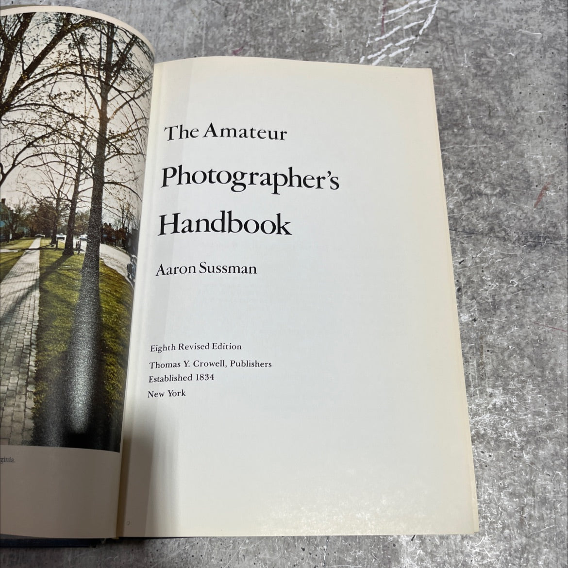 the amateur photographer's handbook book, by Aaron Sussman, 1973 Hardcover image 2