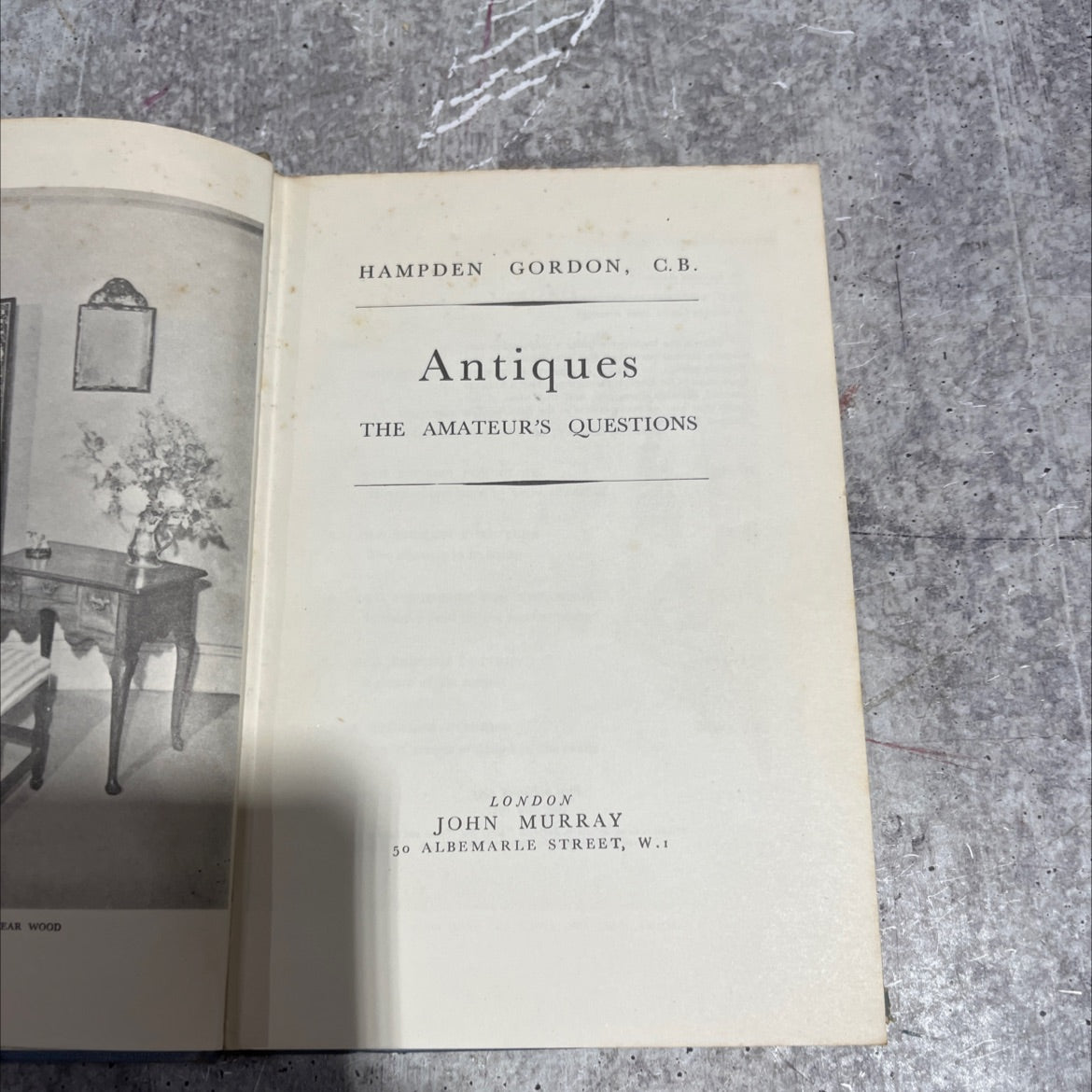 the amateur's questions book, by hampden gordon, c. b., 1957 Hardcover image 2