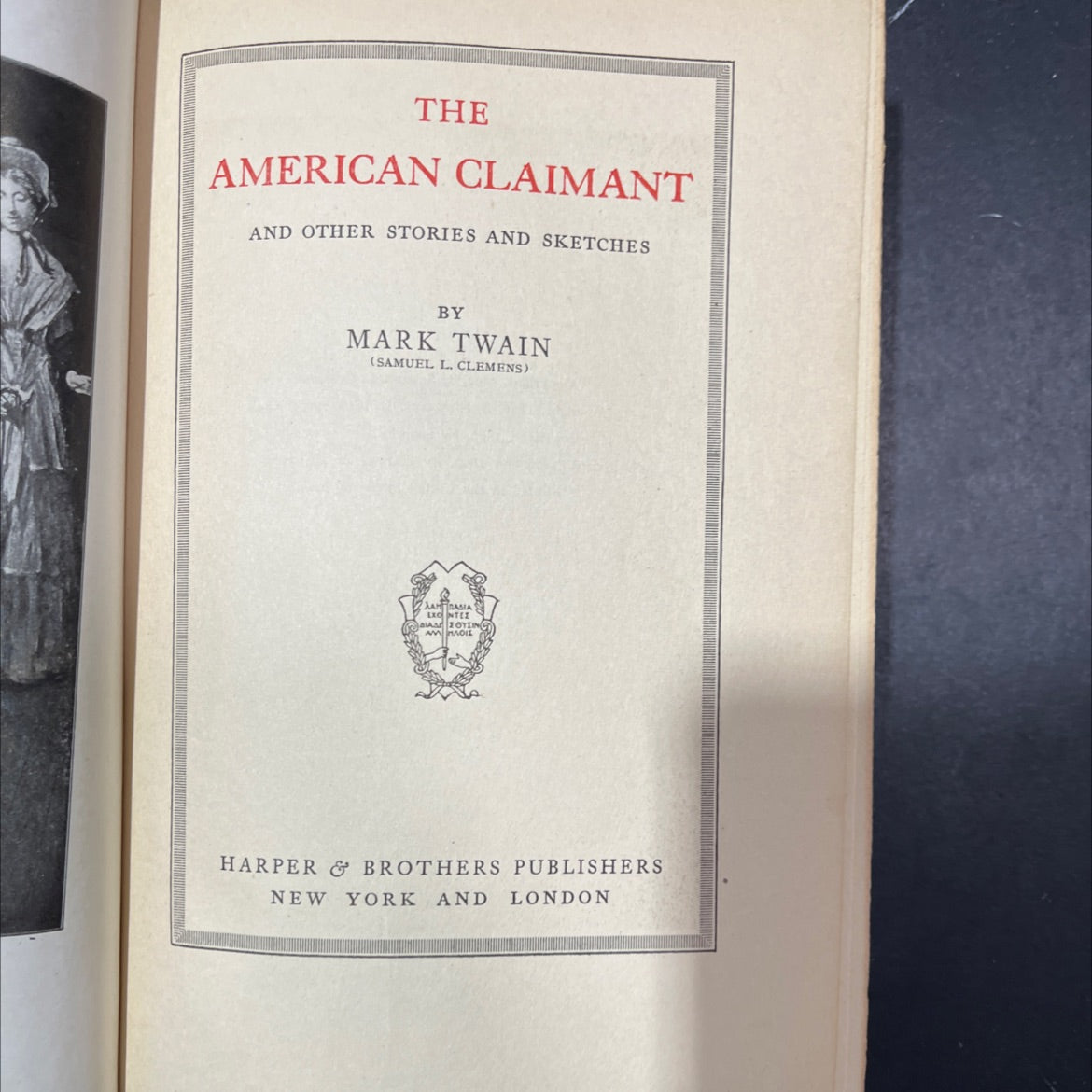 the american claimant and other stories and sketches book, by mark twain, 1899 Hardcover image 2