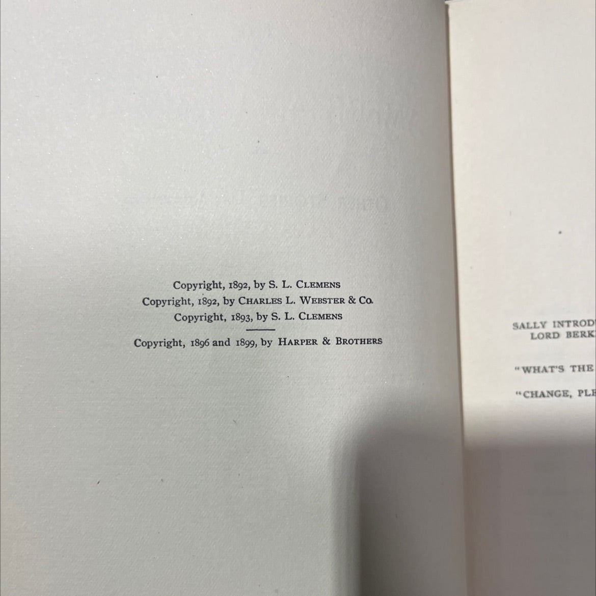 the american claimant and other stories and sketches book, by mark twain, 1906 Hardcover image 3