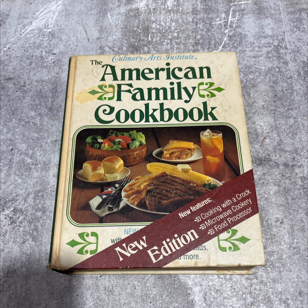 the american family cookbook book, by melanie de proft, 1979 Hardcover image 1