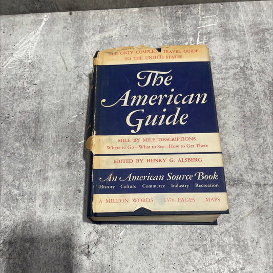 the american guide book, by henry g. alsberg, 1949 Hardcover image 1
