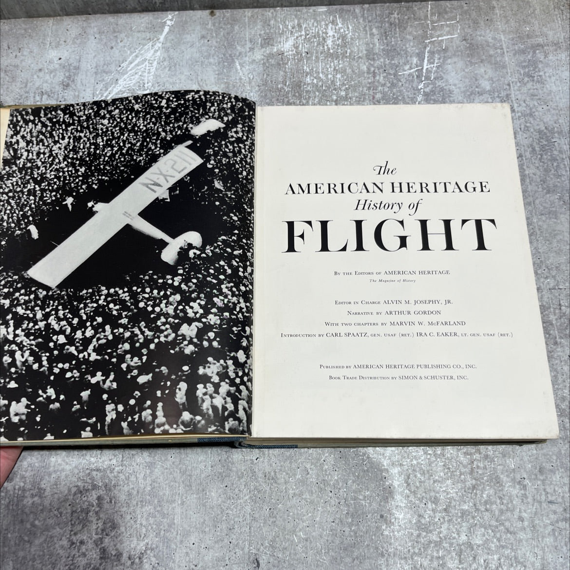 the american heritage history of flight book, by editors of american heritage, 1962 Hardcover image 2