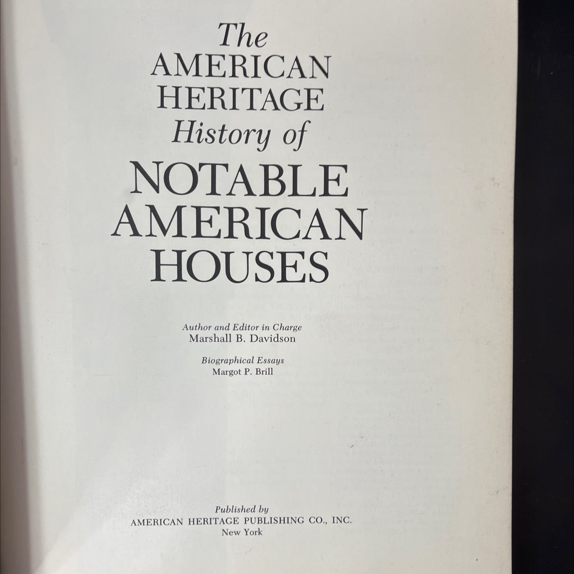 the american heritage history of notable american houses book, by Marshall B. Davidson, 1971 Hardcover, Vintage image 2