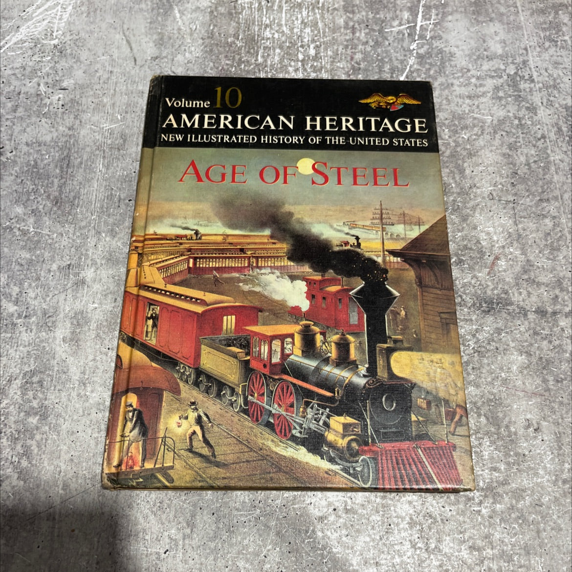 the american heritage new illustrated history of the united states book, by robert g. athearn, 1963 Hardcover image 1