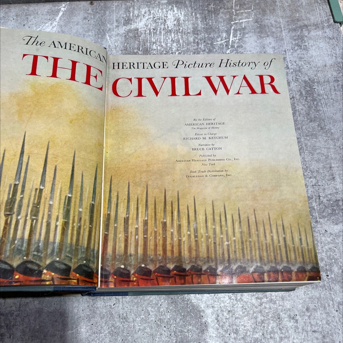 the american heritage picture history of the civil war book, by bruce catton, 1960 Hardcover image 2