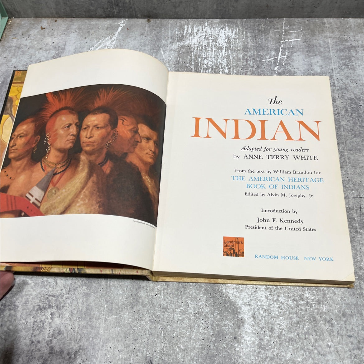 the american indian book, by anne terry white, 1963 Hardcover image 2