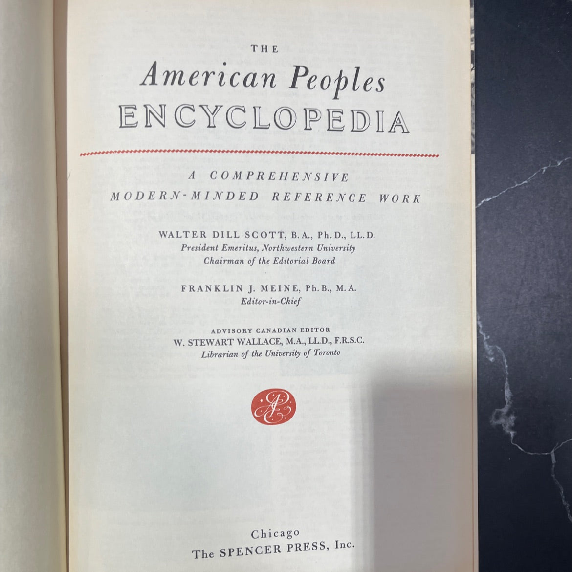 the american peoples encyclopedia a comprehensive modern-minded reference book, by walter dill scott, franklin j. image 2