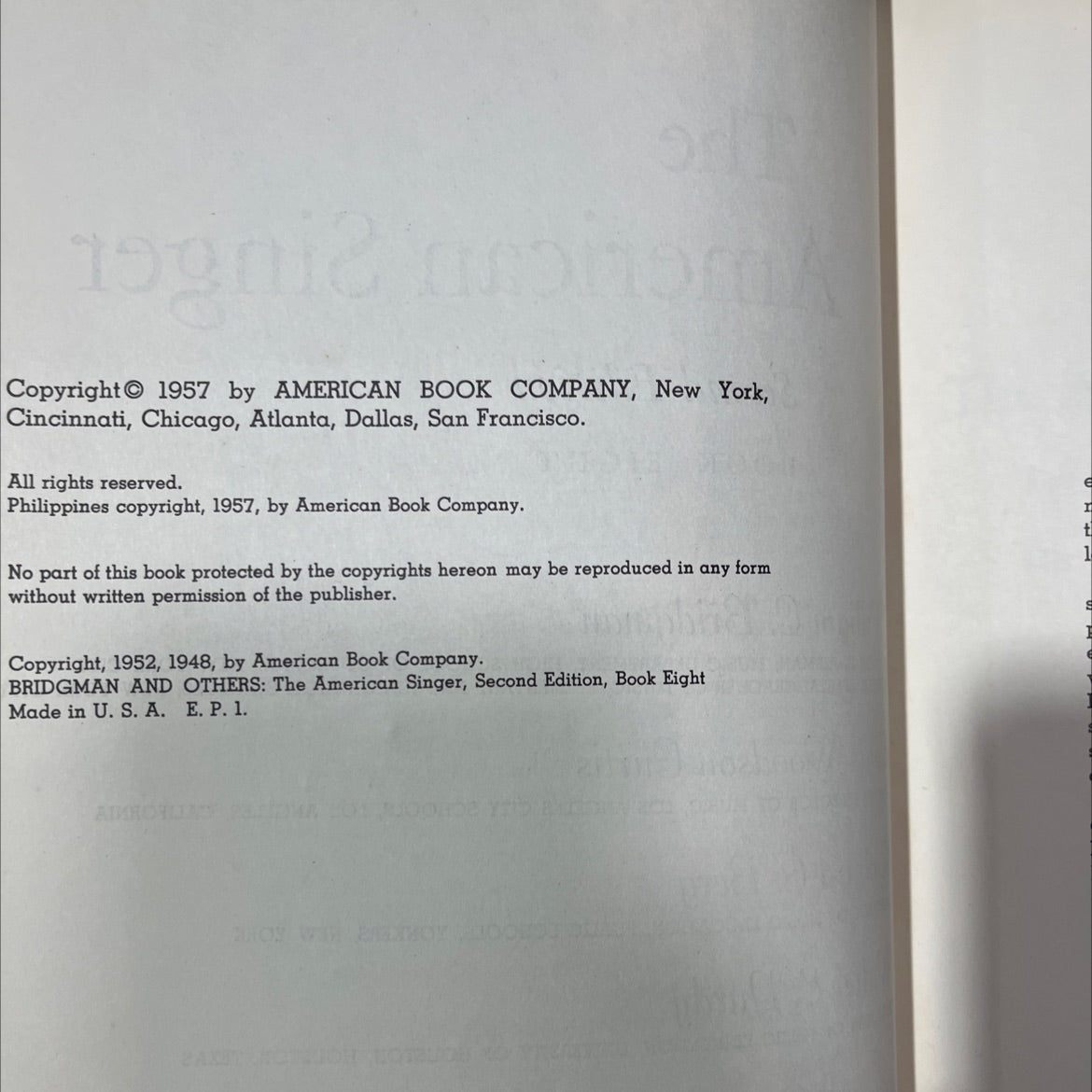 the american singer second edition book eight book, by william c. bridgman, louis woodson curtis, richard c. berg, image 3