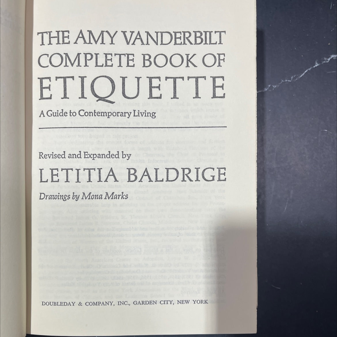 the amy vanderbilt complete book of etiquette a guide to contemporary living revised and expanded book, by letitia image 2