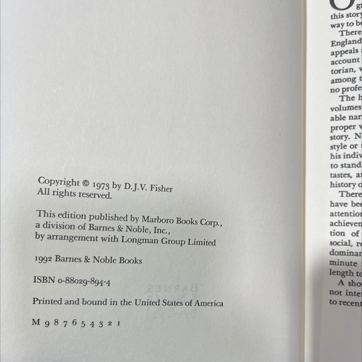 the anglo-saxon age c. 400-1042 book, by d. j. v. fisher, 1992 Hardcover image 3