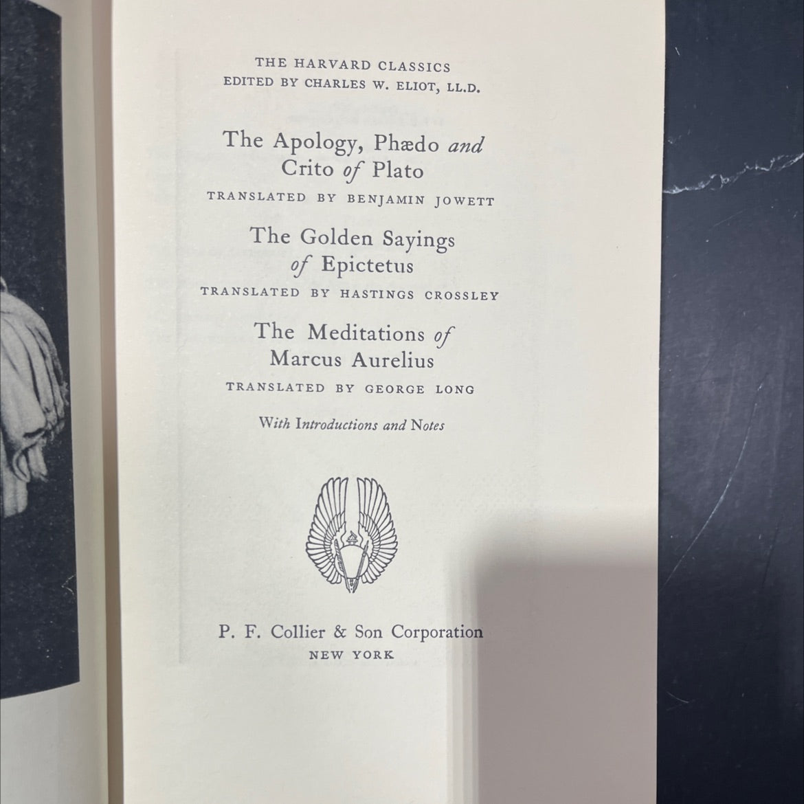 the apology, phædo and crito of plato book, by plato, 1937 Hardcover image 2