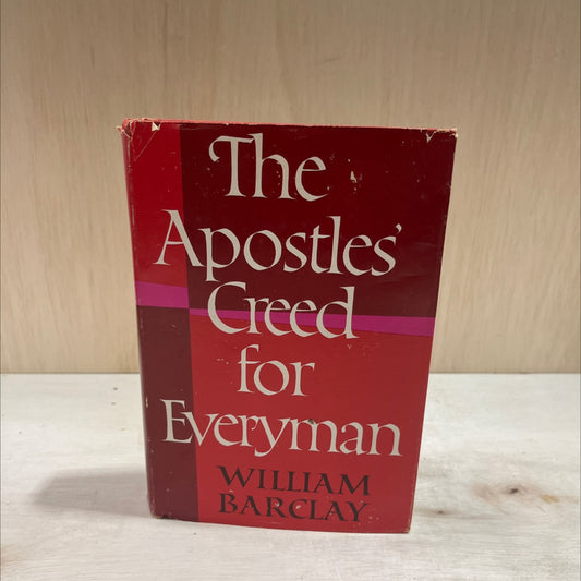 the apostles' creed for everyman book, by william barclay, 1967 Hardcover image 1