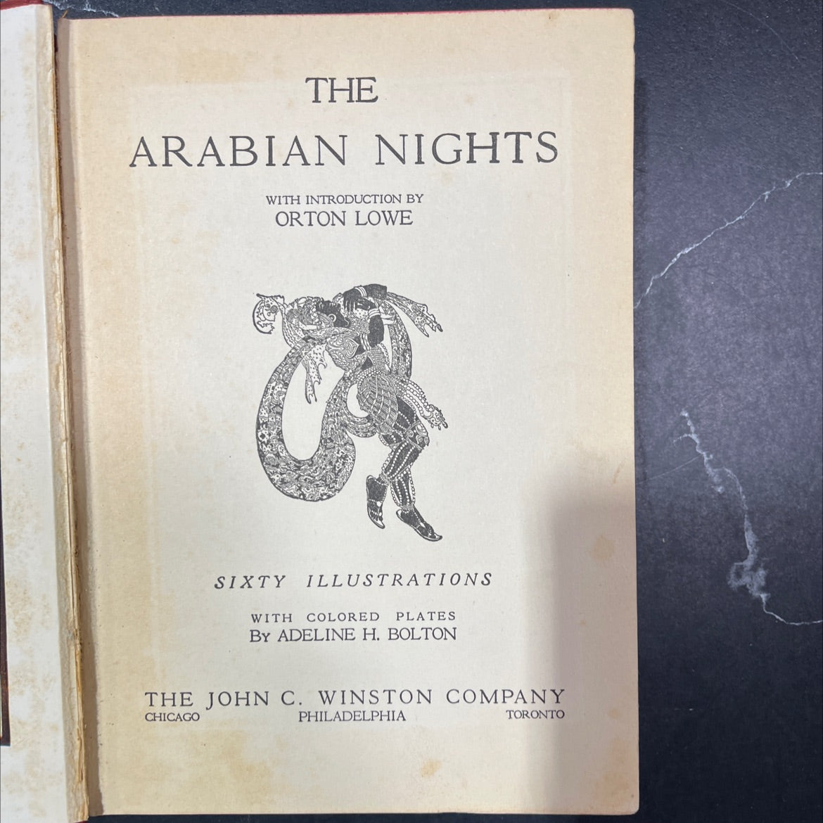 the arabian nights book, by unknown, 1925 Hardcover image 2