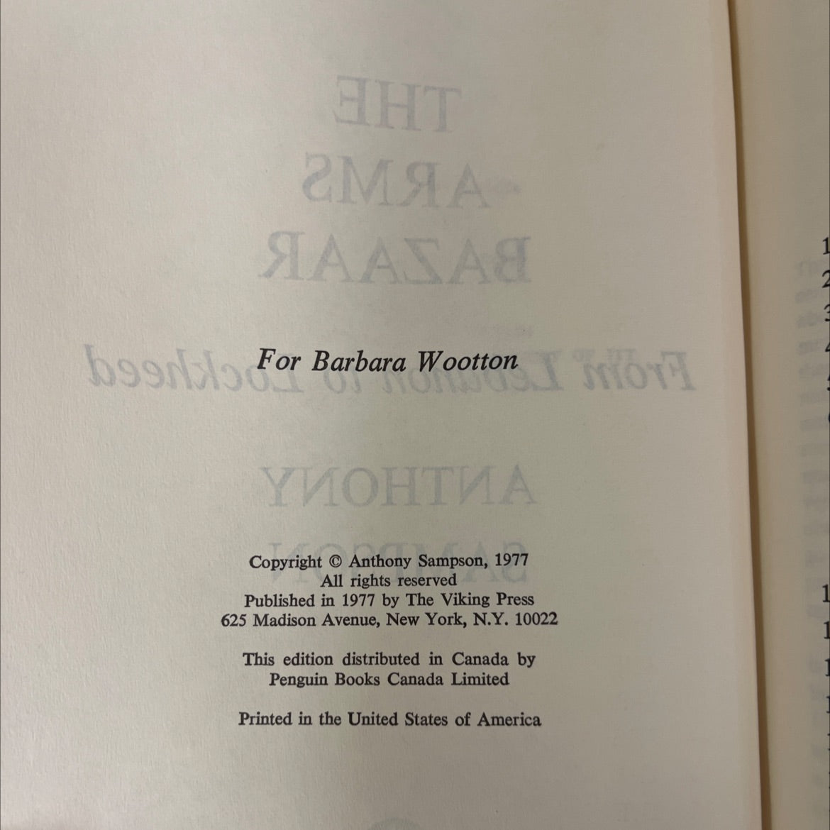 the arms bazaar from lebanon to lockheed book, by anthony sampson, 1977 Hardcover, Vintage image 3
