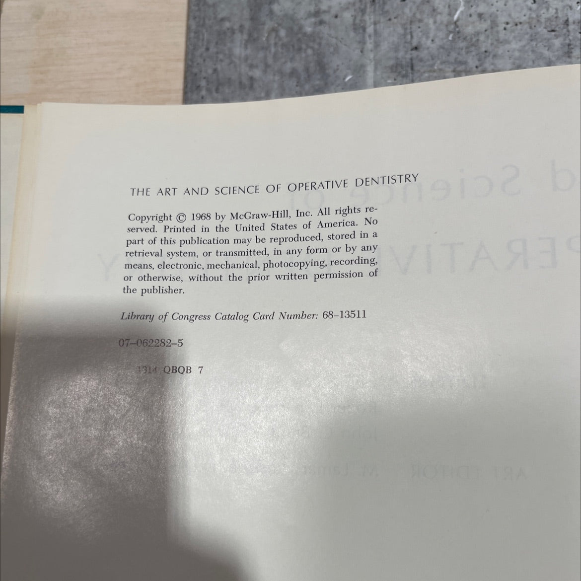 the art and science of operative dentistry book, by Clifford M. Sturdevant, Roger E. Barton, John C. Brauer, M. Lamar image 3