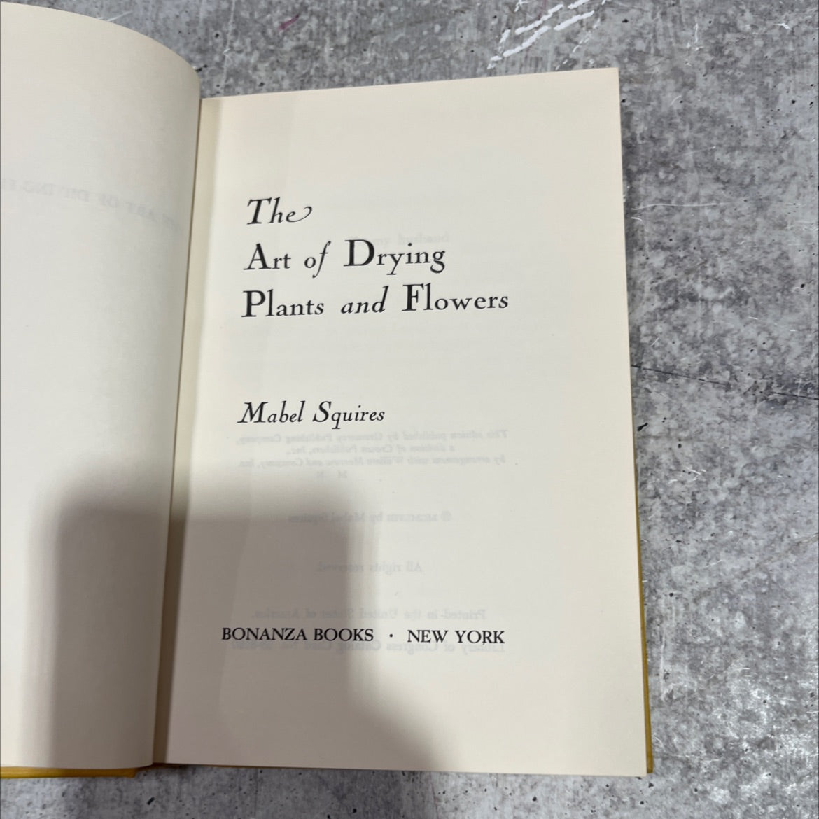the art of drying plants and flowers book, by Mabel Squires, 1958 Hardcover image 2