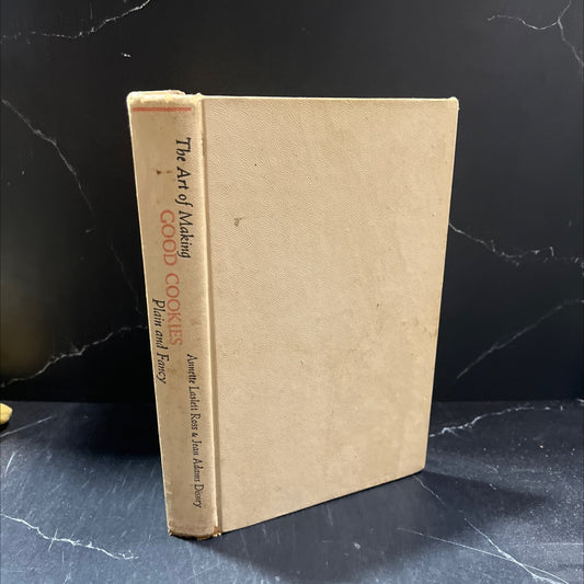 the art of making good cookies plain & fancy book, by Annette Laslett Ross and Jean Adams Disney, 1963 Hardcover image 1