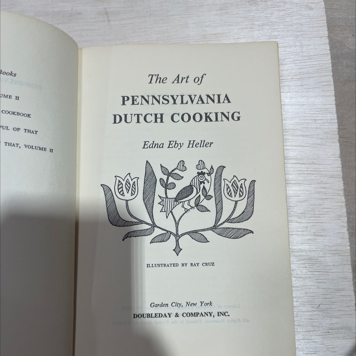 the art of pennsylvania dutch cooking, volume ii book, by Edna Eby Heller, 1968 Hardcover image 2