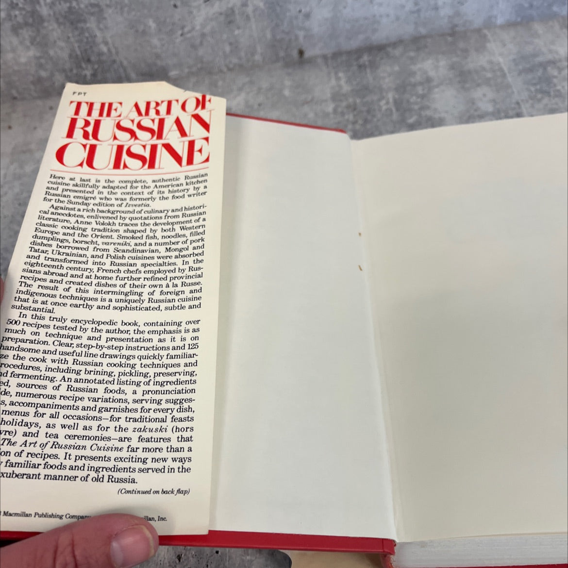 the art of russian cuisine book, by anne volokh, 1983 Hardcover image 4