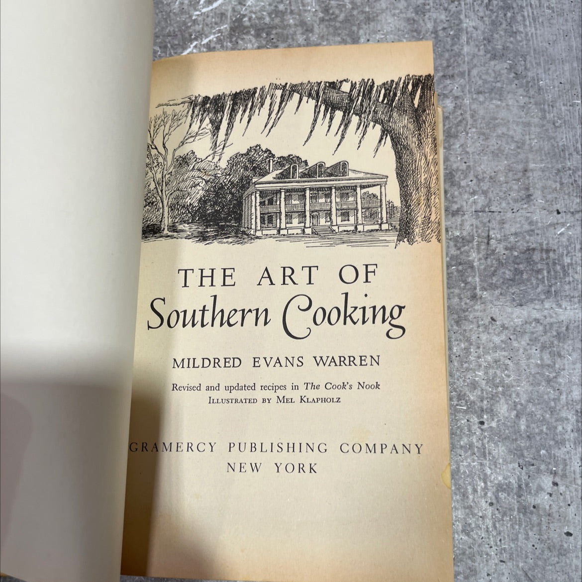 the art of southern cooking book, by mildred evans warren, 1981 Hardcover image 2