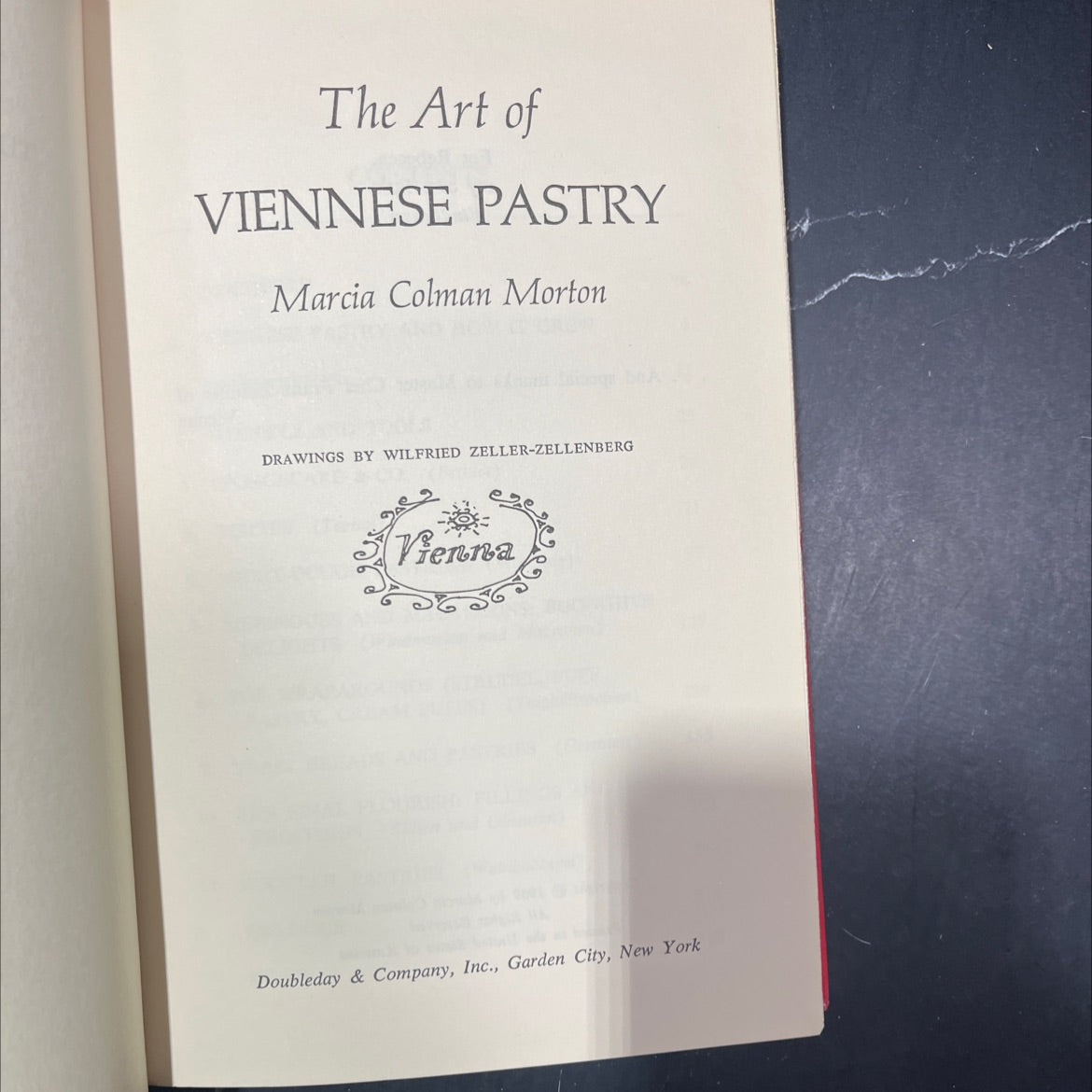the art of viennese pastry book, by Marcia Colman Morton, 1969 Hardcover image 2