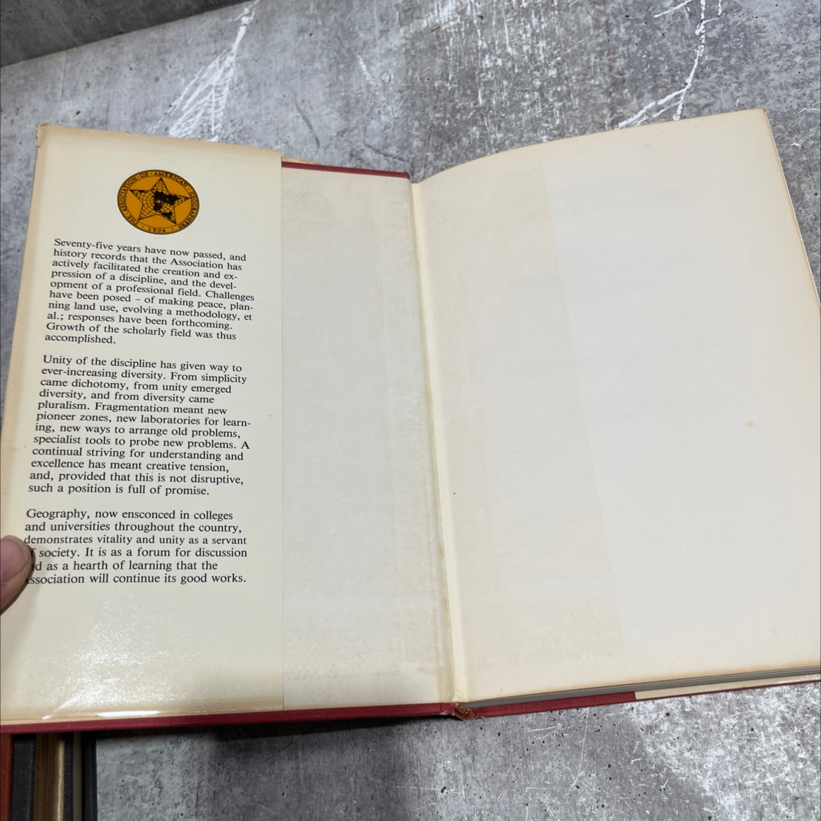 the association of american geographers the first seventy-five years 1904-1979 book, by Preston E. James and Geoffrey image 3
